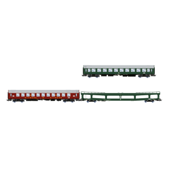 Rivarossi - 1/87 DR, 3-UNIT CAR SLEEPER BERLIN – LORRACH (08/25)*