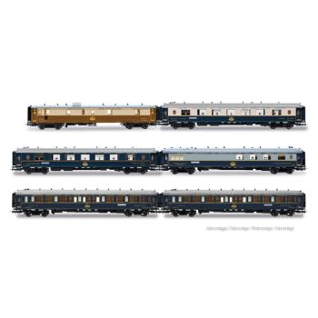 Rivarossi - 1/87 CIWL “NOSTALGIE ORIENT EXPRESS”, 6-DLG SET, 1976