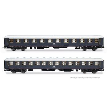 Rivarossi - 1/87 FS RAPIDO 904/905 UIC-X ’68, 2-DLG SET, EP IV