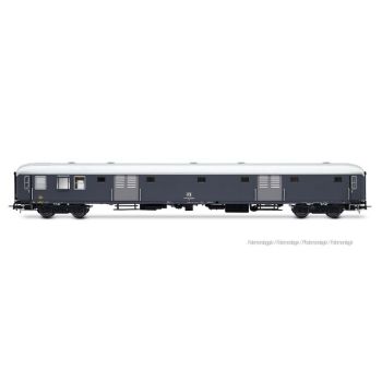 Rivarossi - 1/87 FS BAGAGEWAGEN UIC-X 1968, GRIJS, EP IV