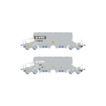 Rivarossi - 1/87 D-VTGCH 2-P TAOOS HOPPER WAGON GREY VI (6/24) *