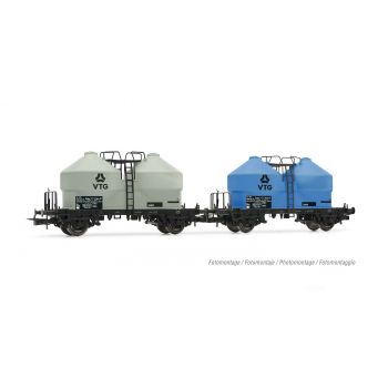 Rivarossi - DR-MIET 2-P OF 2-AXLE SILO WAGON UCS VTG IV (12/23) *