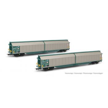 Rivarossi - FS 2-P CLOSED WAGONS HABILLSS XMPR V-VI (9/23) *