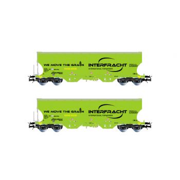 Rivarossi - CZ-INTERFRACHT 2-P 4-AXLE SILO W. NEONGREEN VI (9/23) *