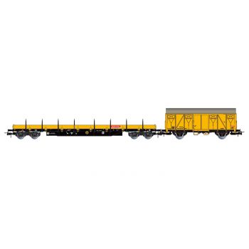 Rivarossi - 1/87 DB BAHNBAU 2-P MAIN. WAG RES SLEEPERS V-VI (6/24) *