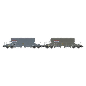 Rivarossi - 1/87 NACCO TAOOS HOPPERWAGENS, 2-DLG SET, EP VI