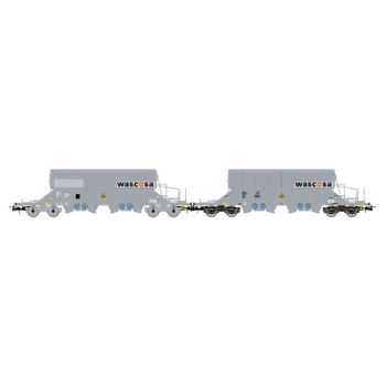 Rivarossi - 1/87 WASCOSA TAOOS SILO WAGONS, 2-DLG, EP VI