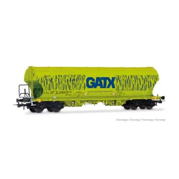 Rivarossi - 1/87 GATX GRAANHOPPER ROND, NEON GROEN, EP VI
