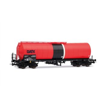 Rivarossi - 1/87 GATX KETELWAGEN GEISOLEERD, ROOD/ZWART, EP VI