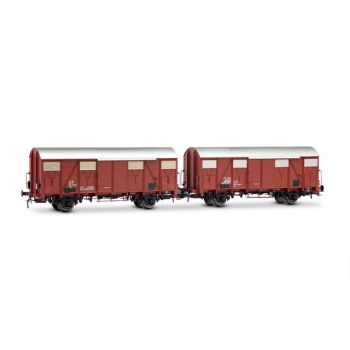 Rivarossi - 1/87 FS GHS WAGENS LAAG VENTILATIE, 2-DLG, EP IV
