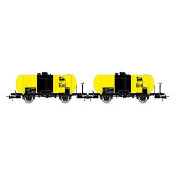 Rivarossi - 1/87 FS ENI KETELWAGENS GROOT, 2-DLG SET, EP IV