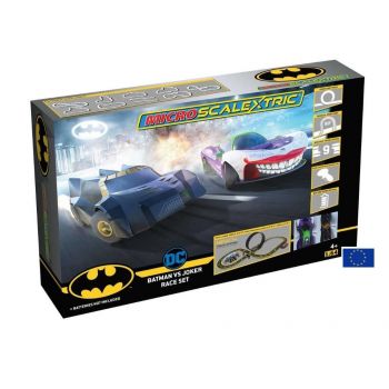 Scalextric - 1/64 MICRO BATMAN VS JOKER RACE SET BATT. (1/24) *