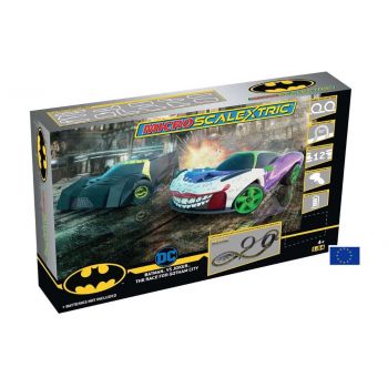 Scalextric - 1/64 MICRO BATMAN VS JOKER RACE GOTHAM CITY BATT. (1/24) *