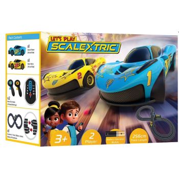 Scalextric - 1/64 MY FIRST SCALEXTRIC LET'S PLAY  BATTERY (6/25) *