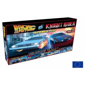 Scalextric - 1/32 Scalextric Back To The Future Vs Knight Rider (9/22) *sc1431p