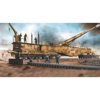 Trumpeter - 1/35 280 Mm K5(E) Leopold German Railroad Gun - Trp00207