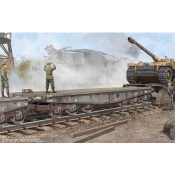 Trumpeter - 1/35 Schwere Platformwagen Type Ssyms 80 - Trp00221