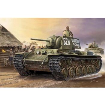 Trumpeter - 1/35 Russia Kv-1 (Model 1941) Kv Small Turret Tank - Trp00356
