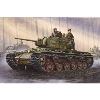 Trumpeter - 1/35 Russia Kv-1 Model 1942 Simplified Turret Tank - Trp00358