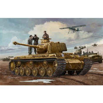 Trumpeter - 1/35 German Pz.kpfm Kv-1 756(R) Tank - Trp00366