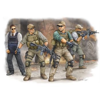 Trumpeter - 1/35 Pmc In Iraq 2005 Vip Security Guards - Trp00420