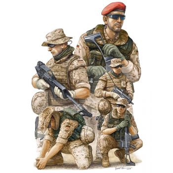 Trumpeter - 1/35 Modern German Isaf Soldiers In Afghanistan - Trp00421