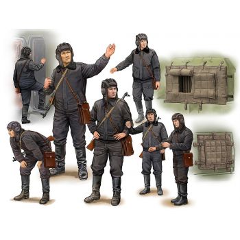 Trumpeter - 1/35 Soviet Soldiers Scud B Crew - Trp00434