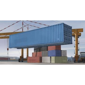 Trumpeter - 1/35 40' Container Blue - Trp01030