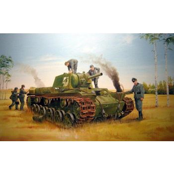 Trumpeter - 1/35 Soviet Kv-8 Heavy Tank - Trp01565