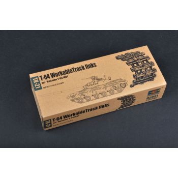 Trumpeter - 1/35 T-64 Track Links (Workable) For Russian T-64 Mbt - Trp02051