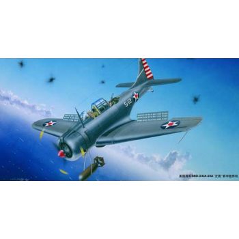 Trumpeter - 1/32 Us Navy Sbd-3/4/a-24a Dauntless - Trp02242