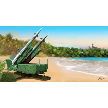 Trumpeter - 1/35 Soviet 5p71 Launcher With 5v27 Missile Pechora - Trp02353