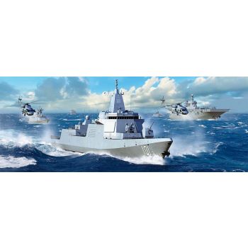 Trumpeter - 1/200 Pla Navy 055 Destroyer - Trp03620