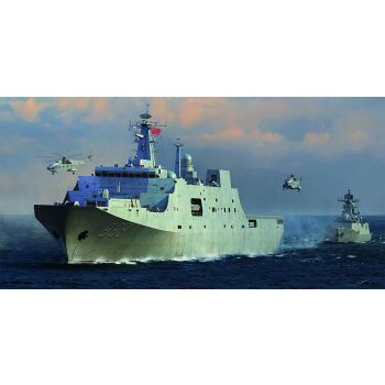 Trumpeter - 1/350 Pla Navy Type 071 Amphibious Transport Dock - Trp04551