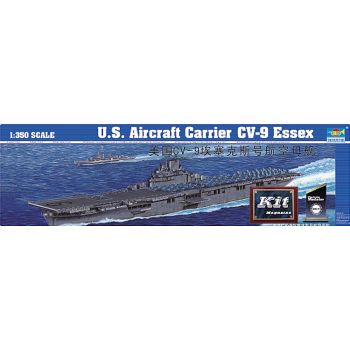 Trumpeter - 1/350 Us Aircraft Carrier Cv-9 Essex - Trp05602