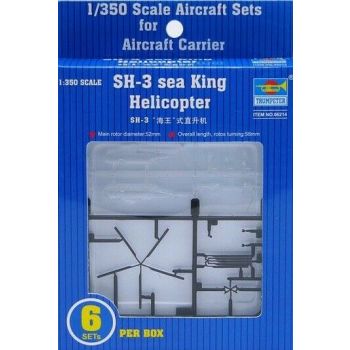 Trumpeter - 1/350 Sh-3h Sea King Helicopter - Trp06214