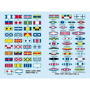 Trumpeter - 1/200 WWII SIGNAL FLAGS