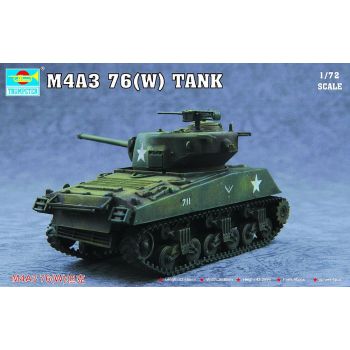 Trumpeter - 1/72 M4 A3 76 (W) Tank - Trp07226