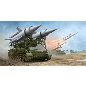 Trumpeter - 1/35 Soviet 2k11a Tel W/9m8m Missile Krug-a (Sa-4 Ganef) - Trp09523