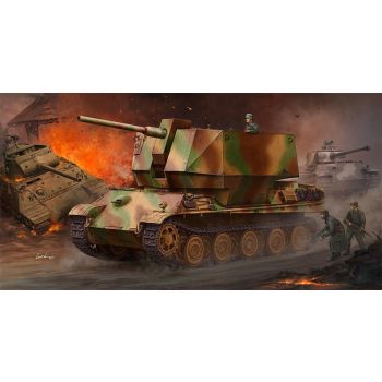 Trumpeter - 1/35 Flakpanther W/8.8cm Flak 36/37 - Trp09531