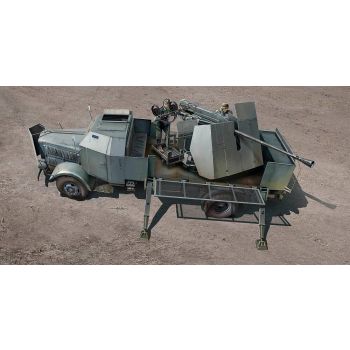 Trumpeter - 1/35 L4500a Mit 5 Cm Flak 41 Ii - Trp09594