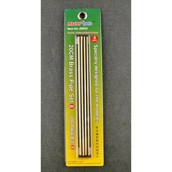 Trumpeter - 20cm Brass Pipe Set 8 4pcs - Trp09935