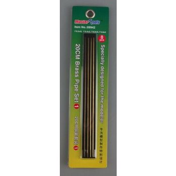 Trumpeter - 20cm Brass Pipe Set 1 8pcs - Trp09942