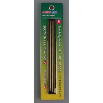 Trumpeter - 20cm Brass Pipe Set 2 8pcs - Trp09943