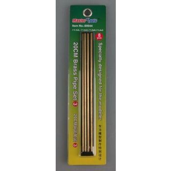 Trumpeter - 20cm Brass Pipe Set 3 8pcs - Trp09944