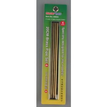 Trumpeter - 20cm Brass Pipe Set 4 4pcs - Trp09945