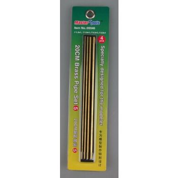 Trumpeter - 20cm Brass Pipe Set 5 4pcs - Trp09946