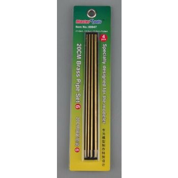 Trumpeter - 20cm Brass Pipe Set 6 4pcs - Trp09947