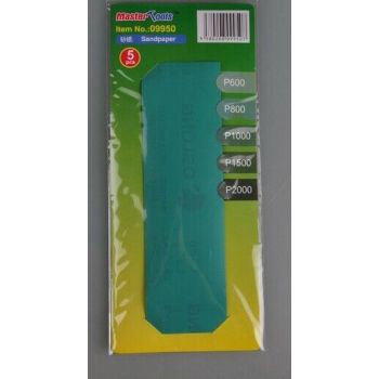 Trumpeter - Sandpaper 200x60mm P600/800/1000/1500/2000 - Trp09950