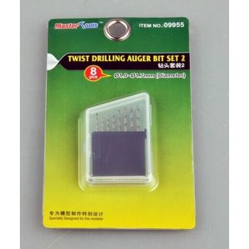 Trumpeter - Twist Drilling Auger Bit Set 2 Ã˜ 1.0-1.7mm 8pcs - Trp09955